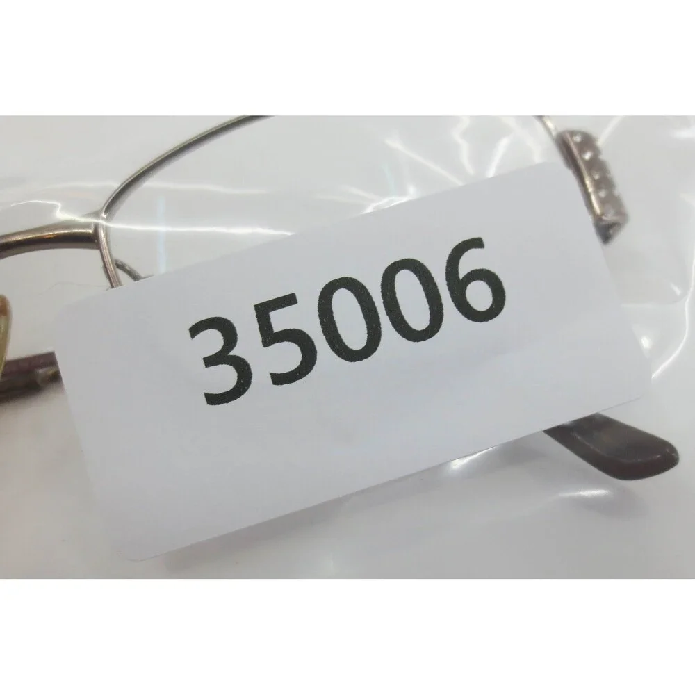 Versace Mod 1117-B Bronze Medusa Rectangular Eyeglasses Frames Italy 135